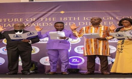Investiture of the 18th Institute of Directors-Ghana (IOD-Gh) Council: Dr. Lord Yamoah Assumes New Role at the Special Award and Dinner Night